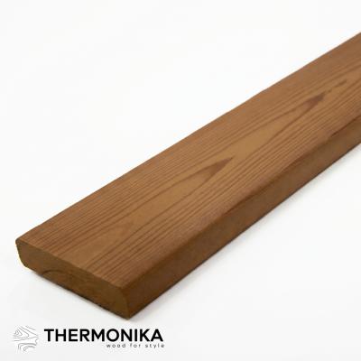 Террасная доска (ТЕРМОхвоя, гладкая) 28х140х6000 мм,,  АB