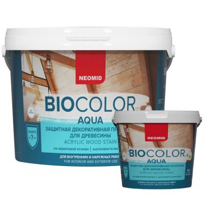 Декоративный антисептик Neomid BIO COLOR aqua  махагон 9л