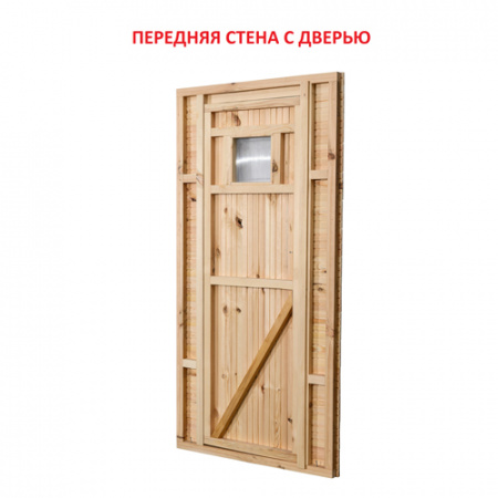 Дачный туалет с рундуком, 1,0х1,0 м